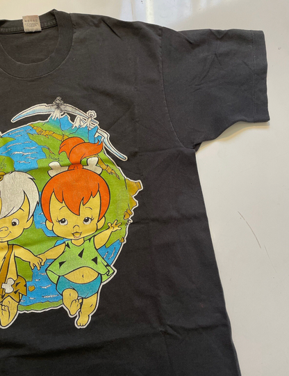 フリントストーン バムバム ペブルズ ハンナ・バーベラ ヴィンテージ Tシャツ メンズ L