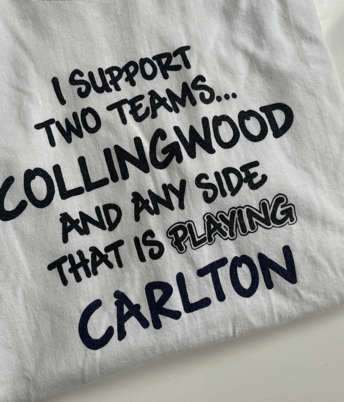 Collingwood Magpies Vintage AFL T-shirt Men's M