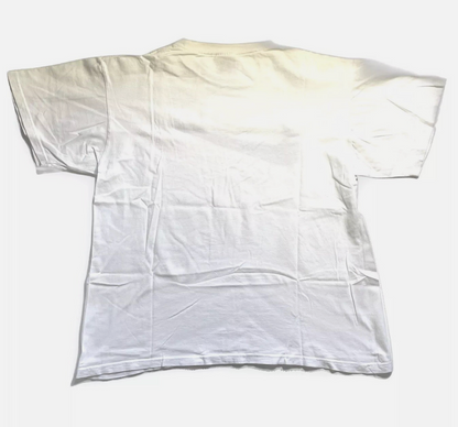 Nike Vintage White T-shirt Big Swoosh Mens M
