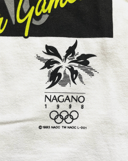 Mizuno 1998 Nagano Winter Olympic Vintage T-shirt Mens M