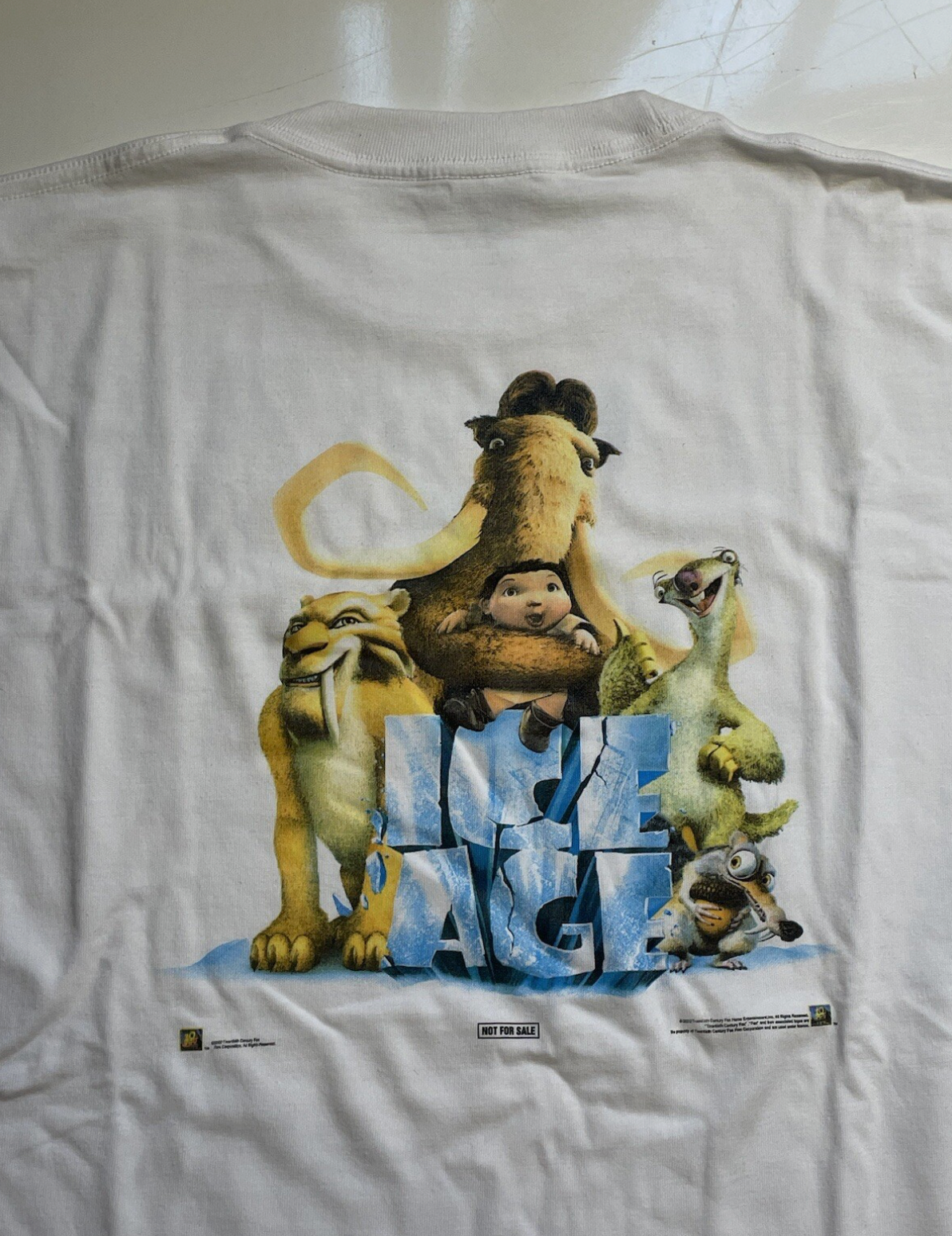 アイス・エイジ 2001 ヴィンテージ Tシャツ 映画プロモ メンズ M