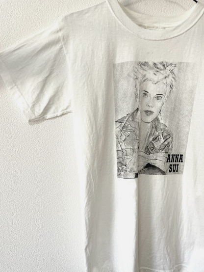 Anna Sui Vintage Portrait T-Shirt Womens M