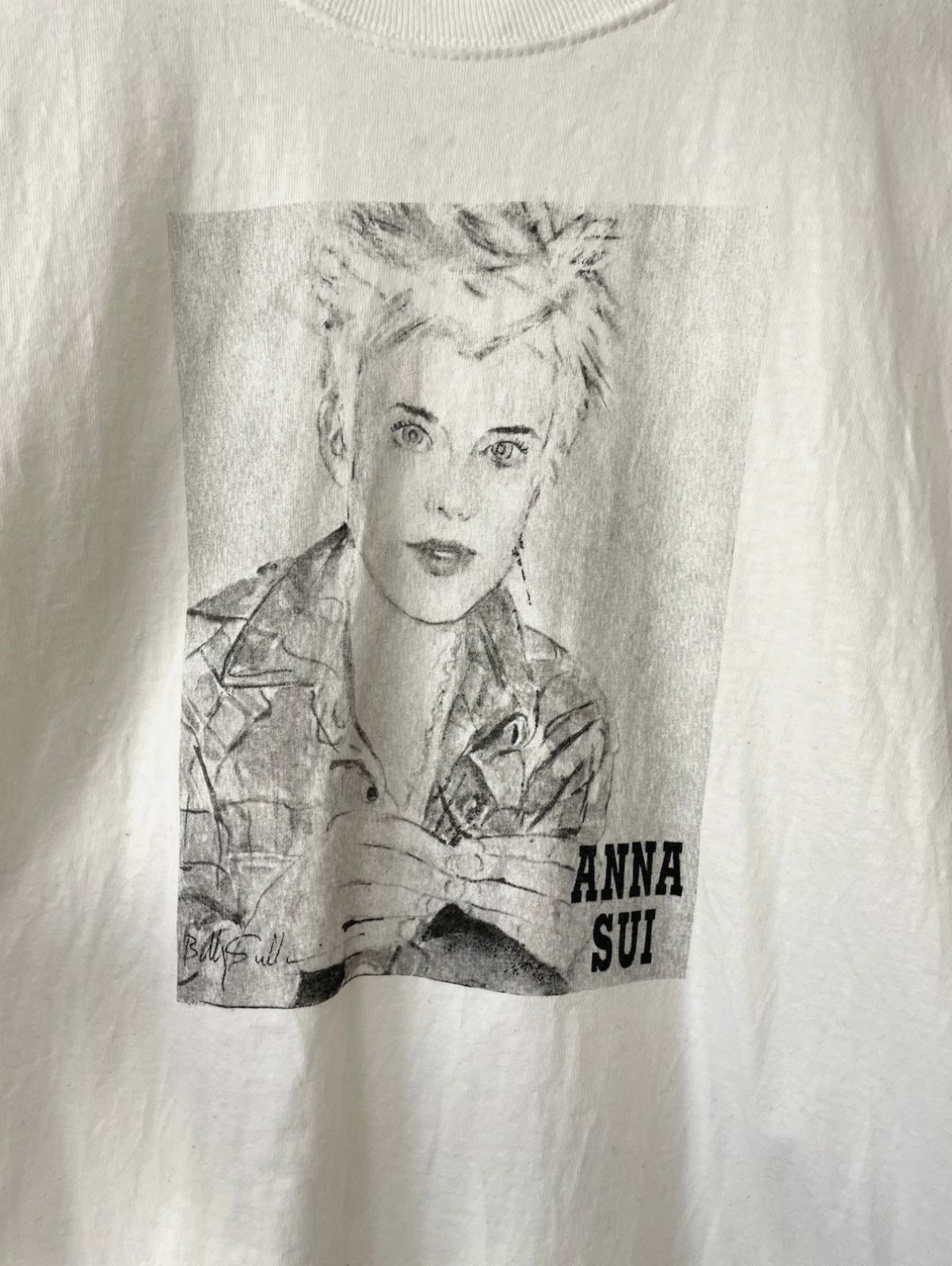 Anna Sui Vintage Portrait T-Shirt Womens M