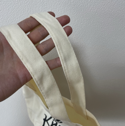 Maison Kitsune 'Cafe Kitsune' Small Canvas Tote Bag