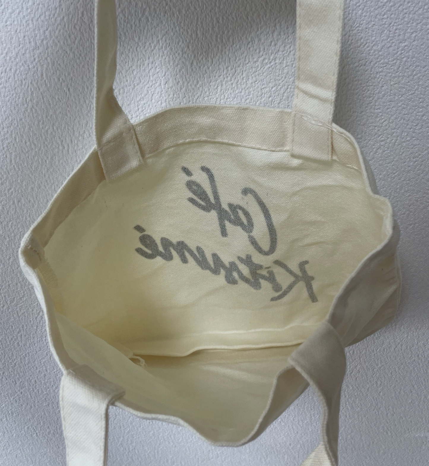 Maison Kitsune 'Cafe Kitsune' Small Canvas Tote Bag