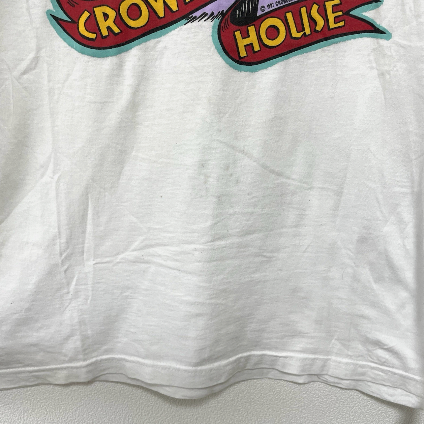 Crowded House 'Farewell To The World'  1996 Vintage T-shirt Mens L