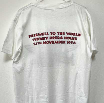 Crowded House 'Farewell To The World'  1996 Vintage T-shirt Mens L
