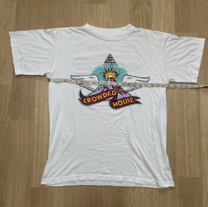 Crowded House 'Farewell To The World'  1996 Vintage T-shirt Mens L
