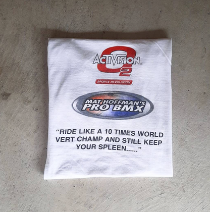Activision Mat Hoffman's Pro BMX Playstation 1999 Promo Vintage T-shirt Mens L