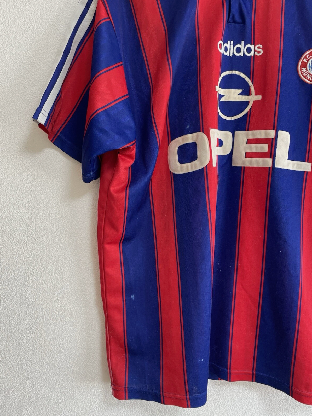 Adidas 1995-1997 Vintage Bayern Munich Home Soccer Jersey Mens M