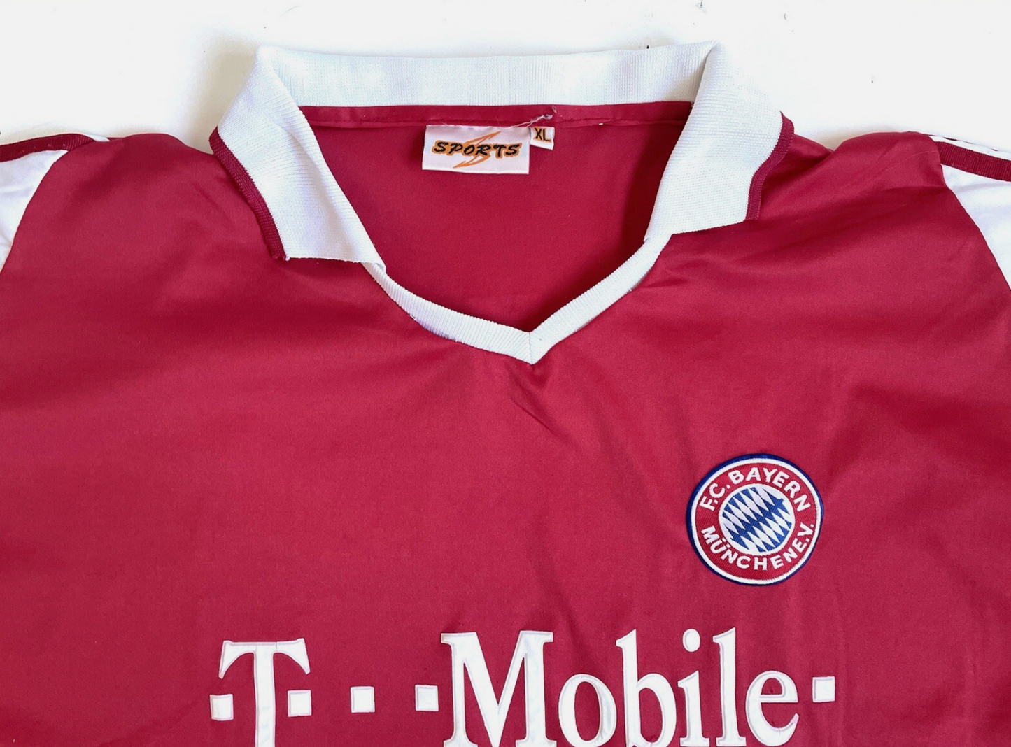 FC Bayern Munich Munchen 2003/04 Vintage Soccer Jersey Mens XL