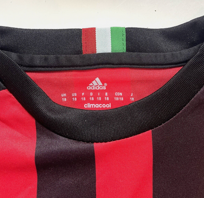 Adidas Ac Milan Soccer Jersey Youth Ladies XXS