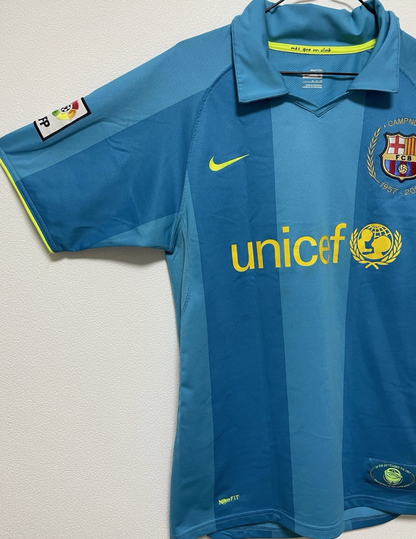 Nike Barcelona 2007/08 Soccer Jersey Anniversary Shirt Mens S