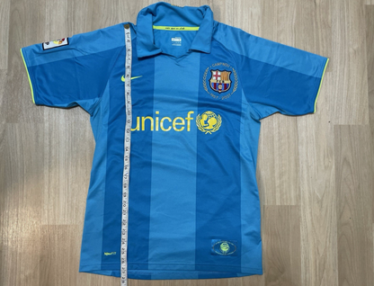 Nike Barcelona 2007/08 Soccer Jersey Anniversary Shirt Mens S