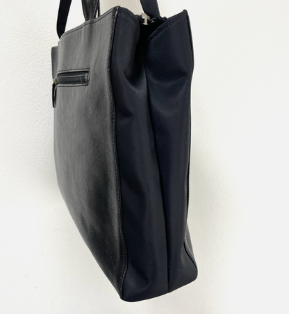 ヴィンテージ ロンシャン バッグ ポーチ ケース トイレタリー 化粧台 レザー モノグラム ブラウン 90年代