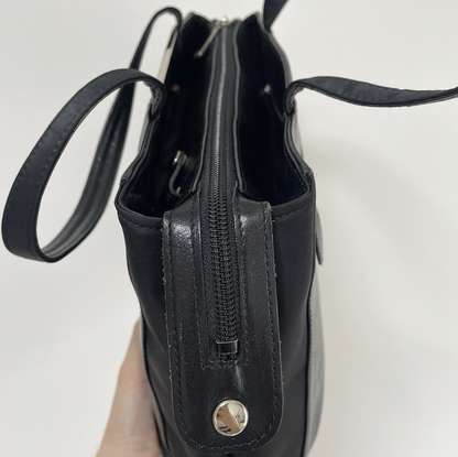 ヴィンテージ ロンシャン バッグ ポーチ ケース トイレタリー 化粧台 レザー モノグラム ブラウン 90年代