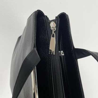 ヴィンテージ ロンシャン バッグ ポーチ ケース トイレタリー 化粧台 レザー モノグラム ブラウン 90年代