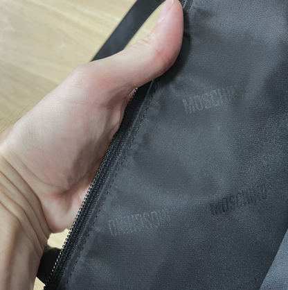 ヴィンテージ ロンシャン バッグ ポーチ ケース トイレタリー 化粧台 レザー モノグラム ブラウン 90年代