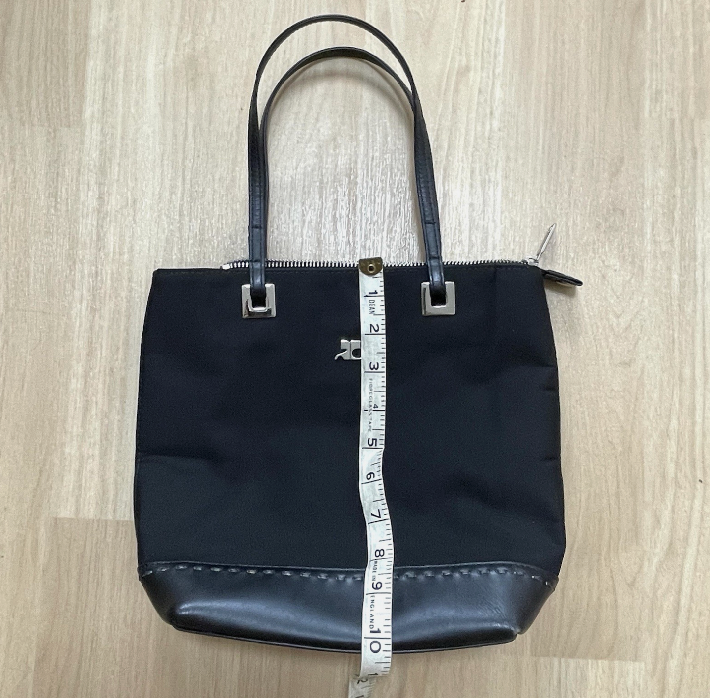 Courreges Paris Vintage Logo Tote Bag Handbag