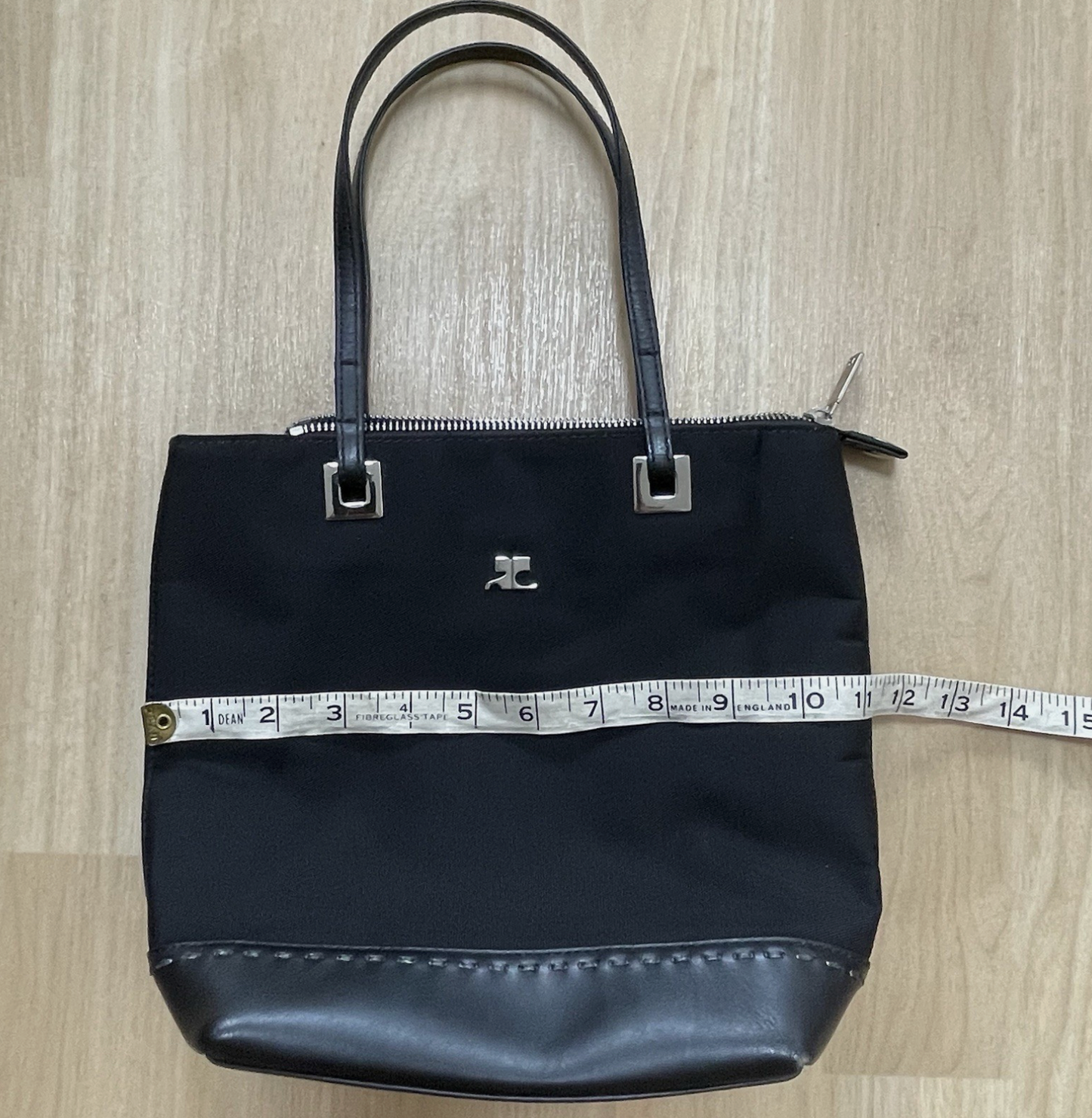 Courreges Paris Vintage Logo Tote Bag Handbag