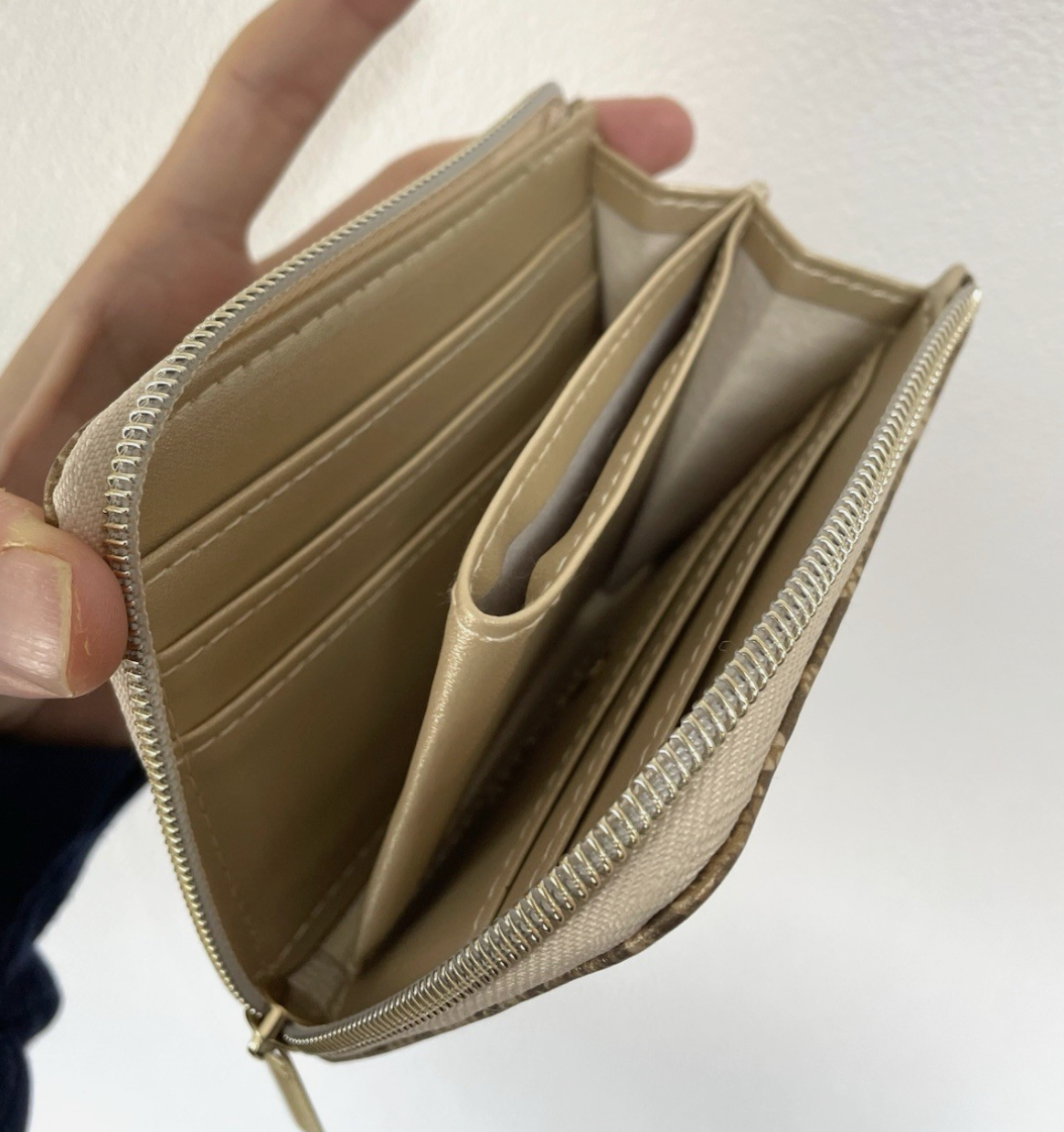 A Bathing Ape Bape Gold Snakeskin Bifold Wallet