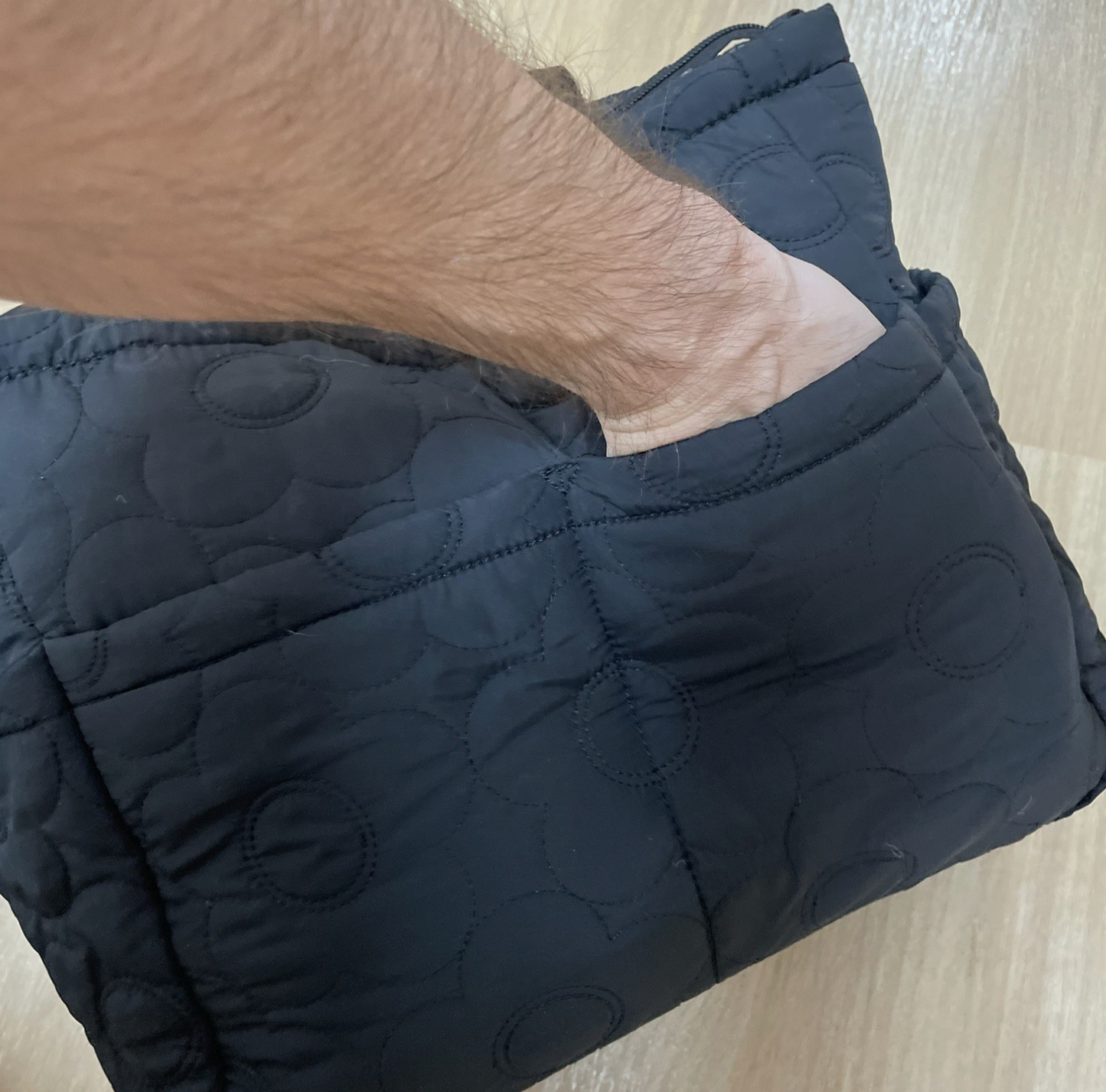 マリークワント 2WAYハンドバッグ ショルダーバッグ ブラック 刺繍フラワー ヴィンテージ Y2K 00年代