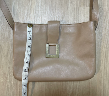 Max Mara Vintage Leather Satchel Cross Body Shoulder Bag