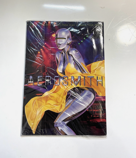 Aerosmith Hajime Sorayama Just Push Play Tour Book Brochure Magazine Program
