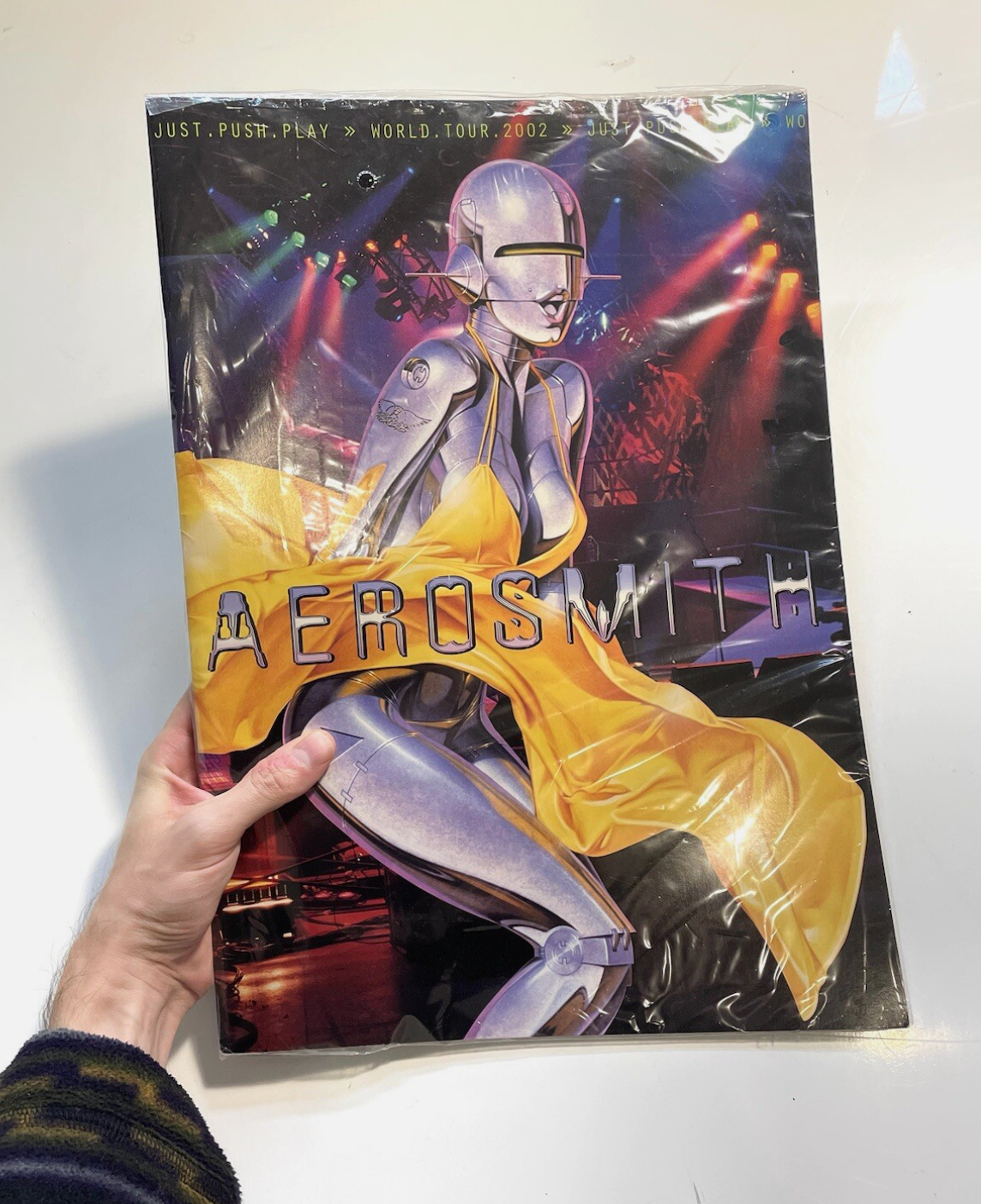 Aerosmith Hajime Sorayama Just Push Play Tour Book Brochure Magazine Program