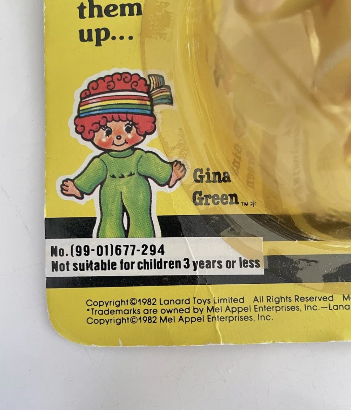 Lanard Mel Appel Crayon Vintage Doll Miniature Figure