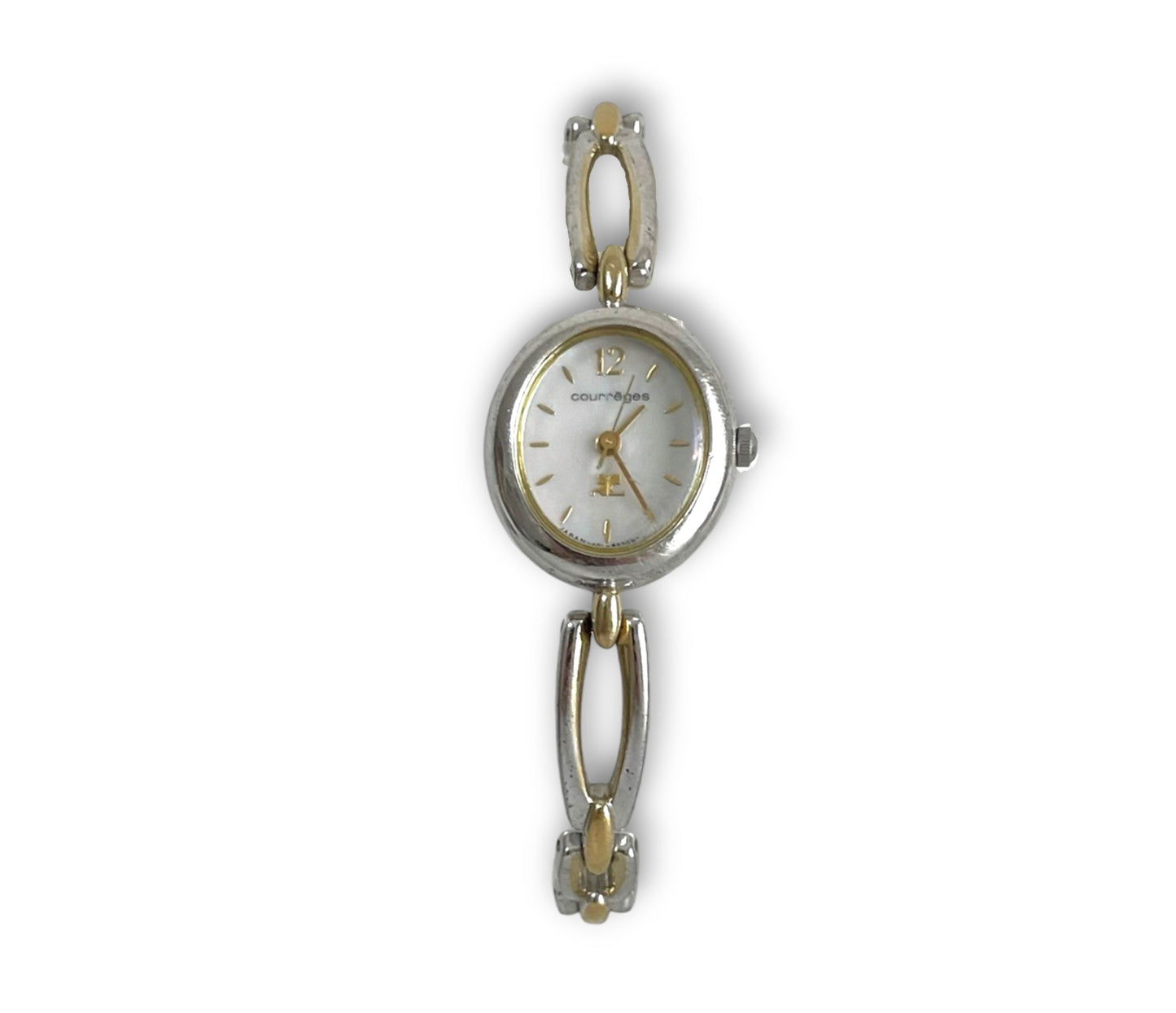 Courreges Paris Vintage Ladies Watch Pearl Dial