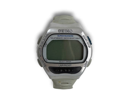 Seiko Super Runners S650-4000 Digital Watch (Grey)