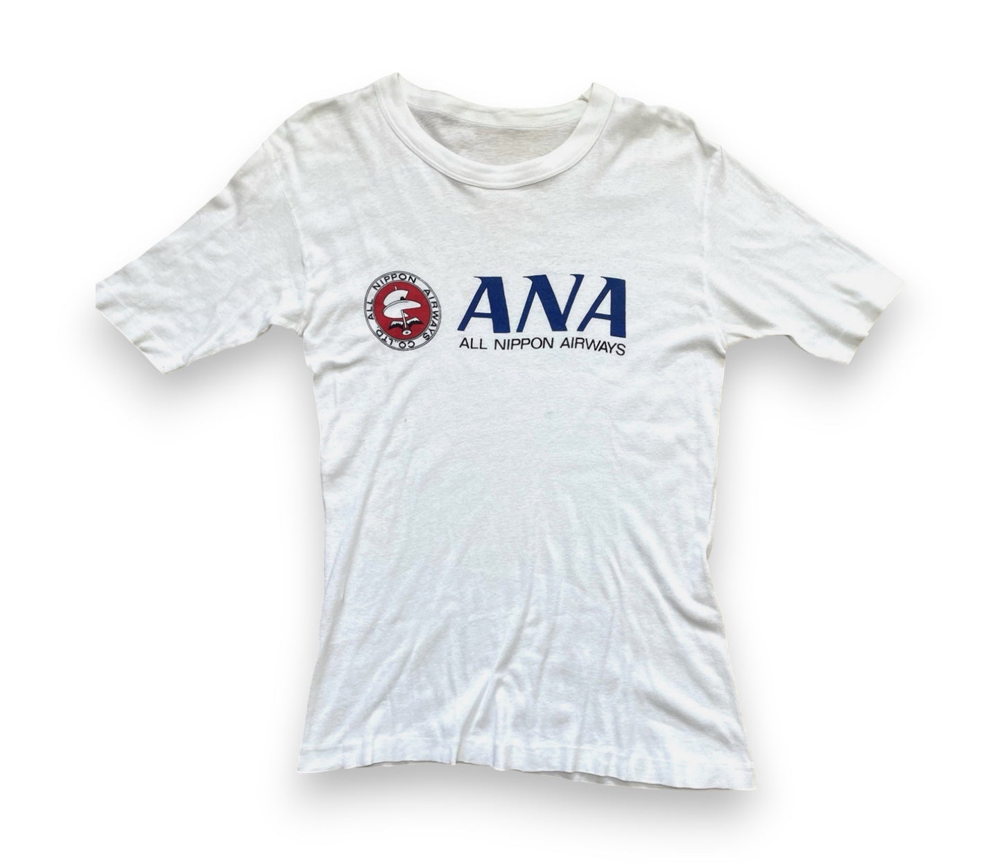 ANA All Nippon Airways Japan Promo Vintage T-shirt Mens S