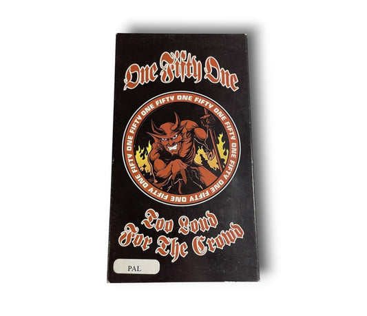One Fifty One 151 Skateboards VHS Tape Too Loud For The Crowd 1998 Skate 90's
