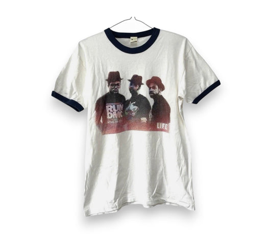 Run Dmc Vintage T-shirt Rap Hiphop Ringer Mens M