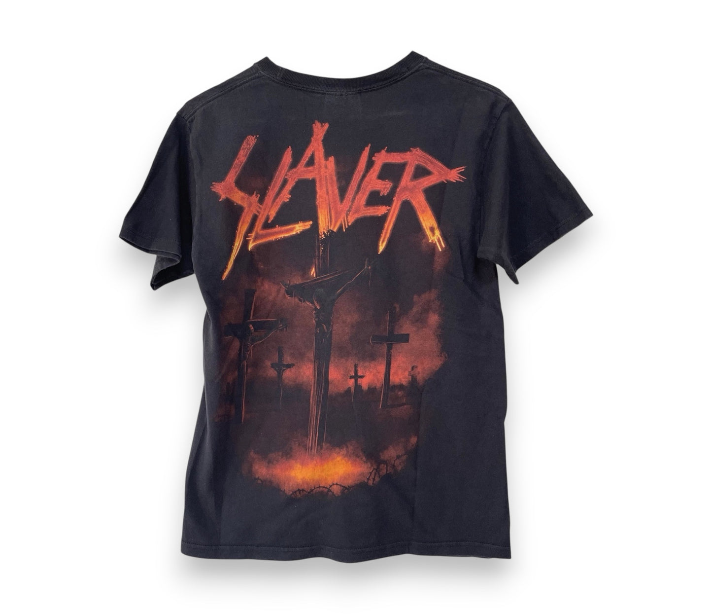 スレイヤー AOP ヴィンテージ Tシャツ ヘイルゾンビ ソルジャー ブラック メンズ S