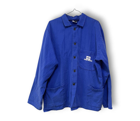 Osapo Vintage Euro Chore Coat French Jacket Blue Workwear Mens M