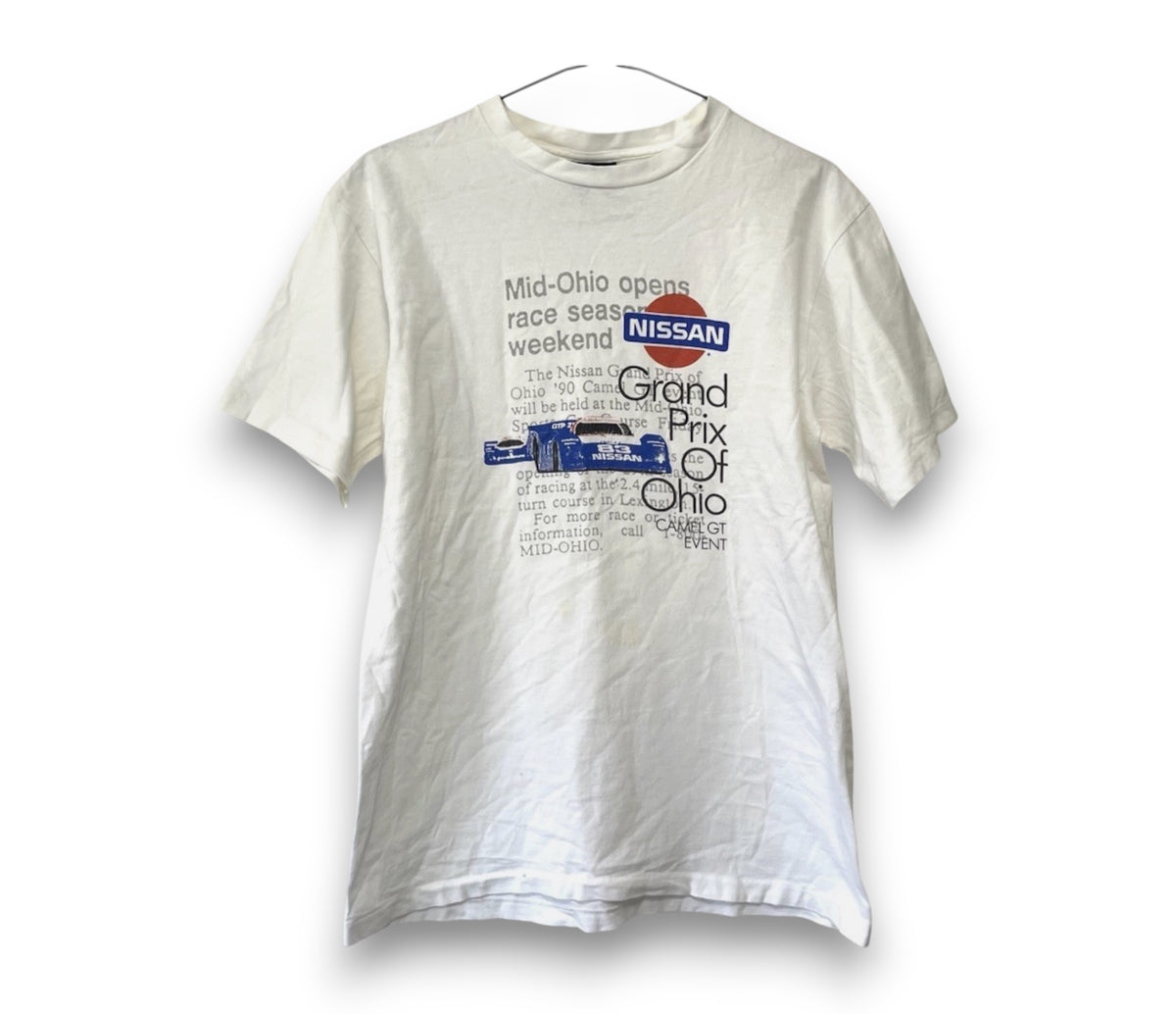 Nissan GT Datsun Vintage T-shirt Grand Prix Ohio Mens M