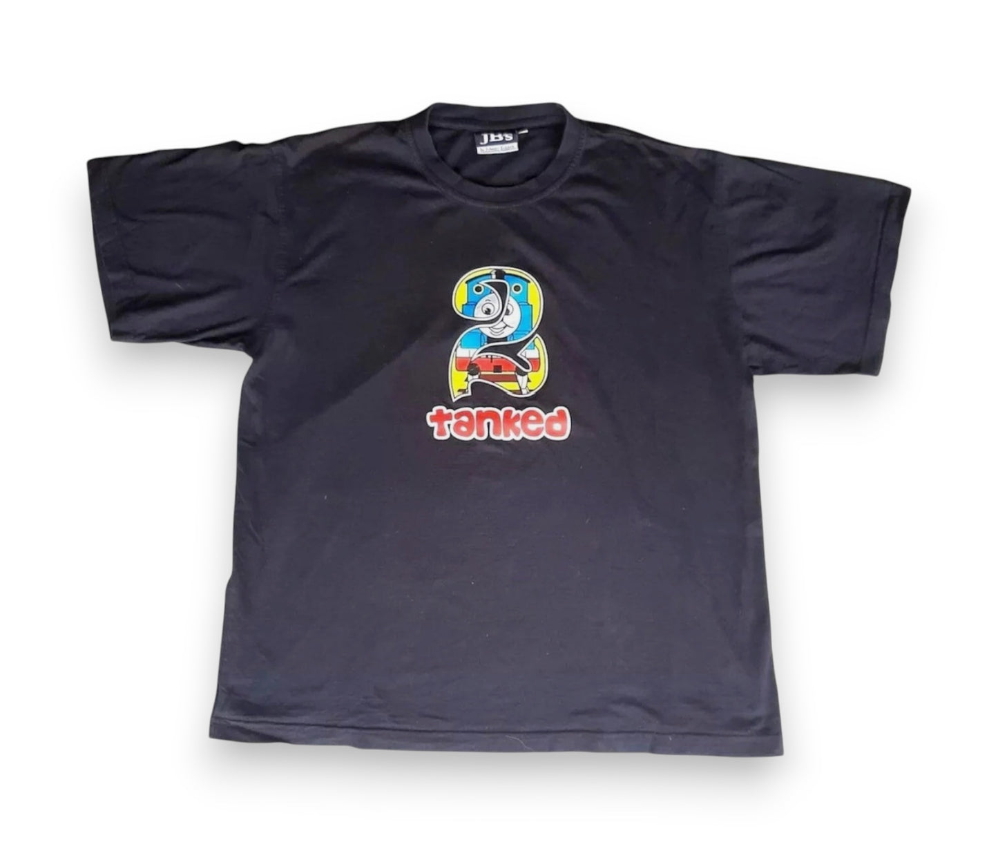 ヴィンテージ きかんしゃトーマス Tシャツ パロディ メンズ L ラージ