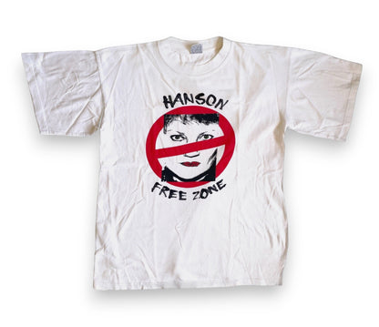 ヴィンテージ ポーリン・ハンソン 政治Tシャツ メンズ ラージサイズ L