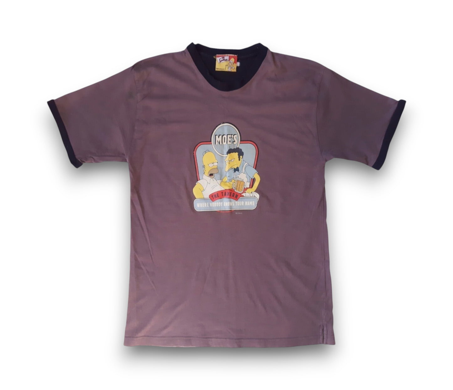 ヴィンテージ ザ・シンプソンズ モーズ・タバーン リンガー Tシャツ メンズ L