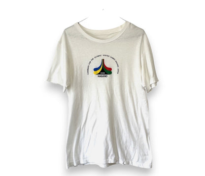 Nagano Winter Olympics Vintage 1998 T-shirt Mens M