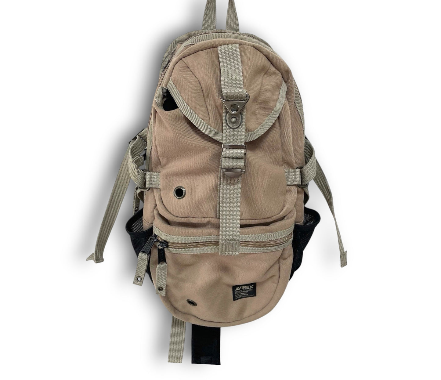Avirex Sling Backpack Body Bag Crossbody Beige