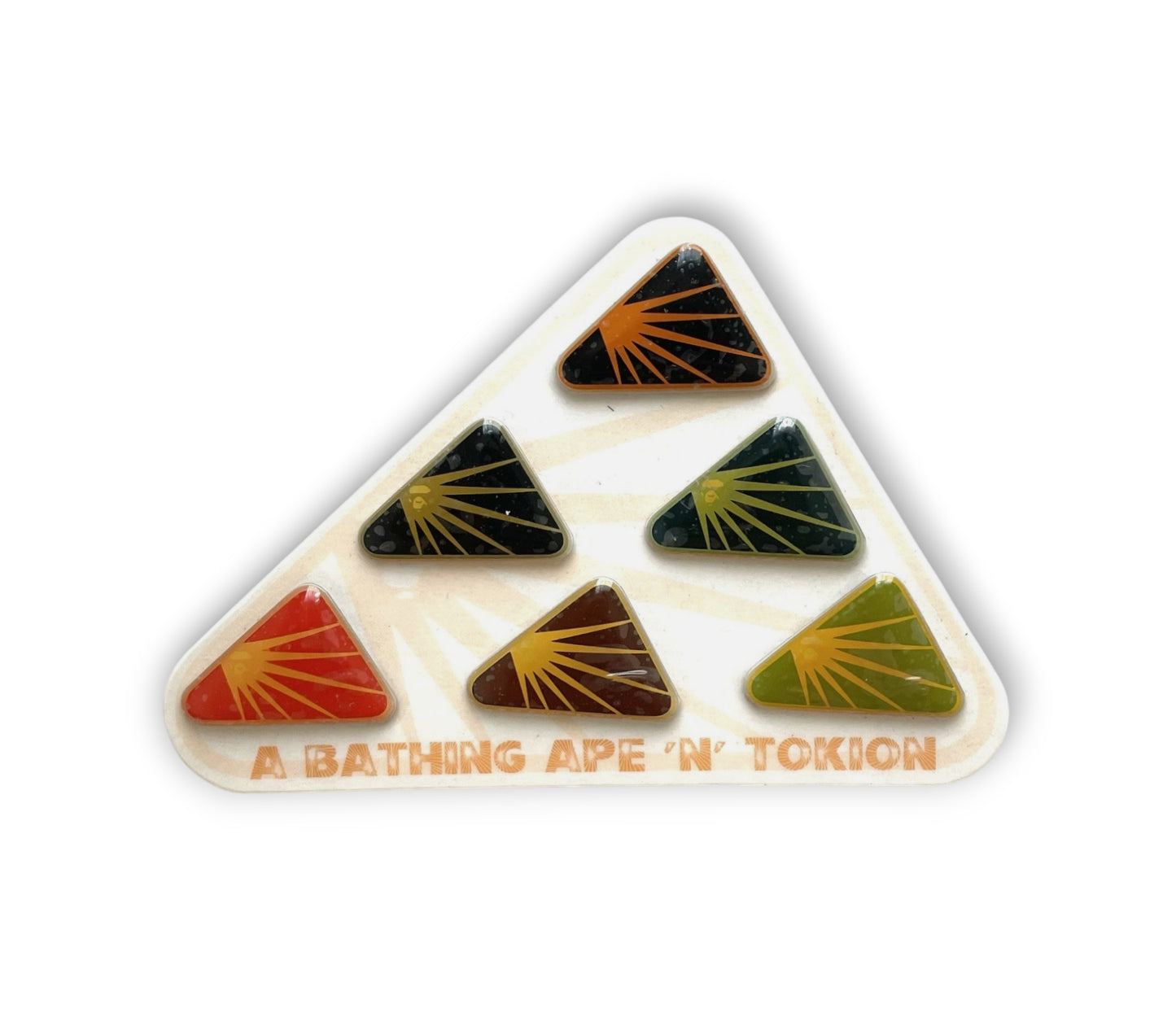 A Bathing Ape Bape x Tokion Pin Badge Set Pins