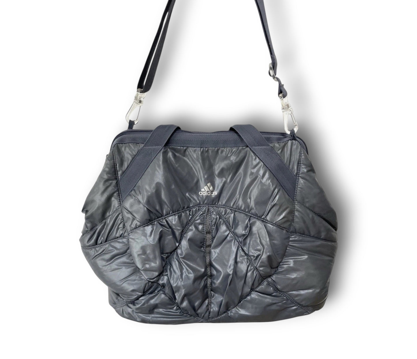 Adidas Vintage 2003 Shoulder Tote Bag Structured Doctors Snap